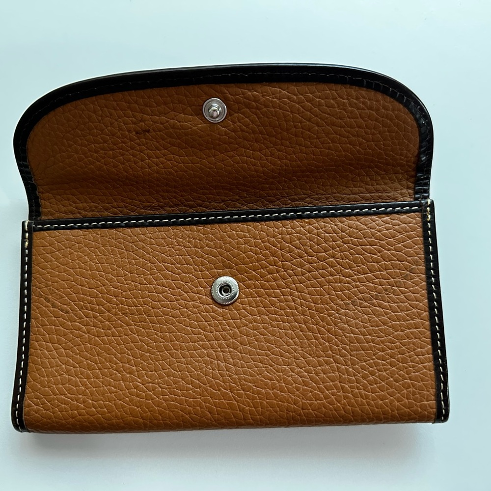 Dooney & Bourke Tan Leather Clutch - Picture 3 of 5